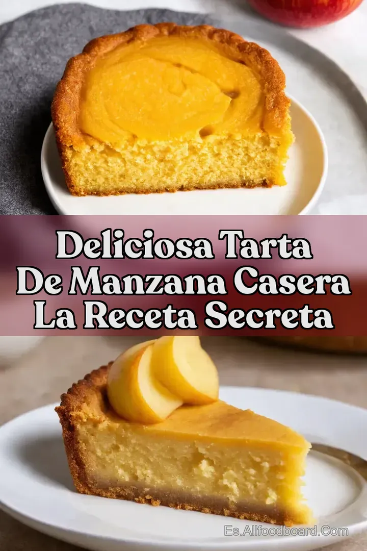 Deliciosa Tarta de Manzana Casera La Receta Secreta