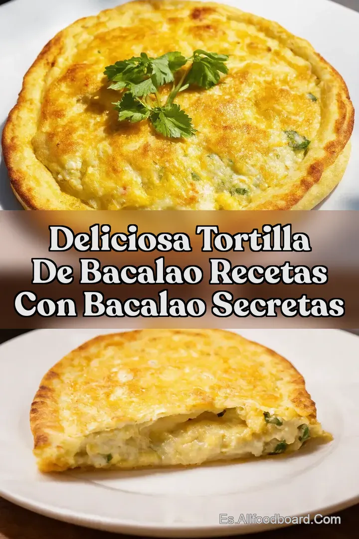 Deliciosa Tortilla de Bacalao Recetas Con Bacalao Secretas