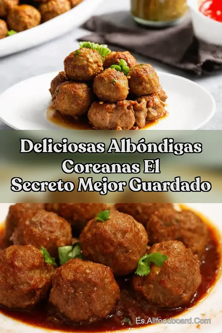 Deliciosas Alb&oacute;ndigas Coreanas El Secreto Mejor Guardado