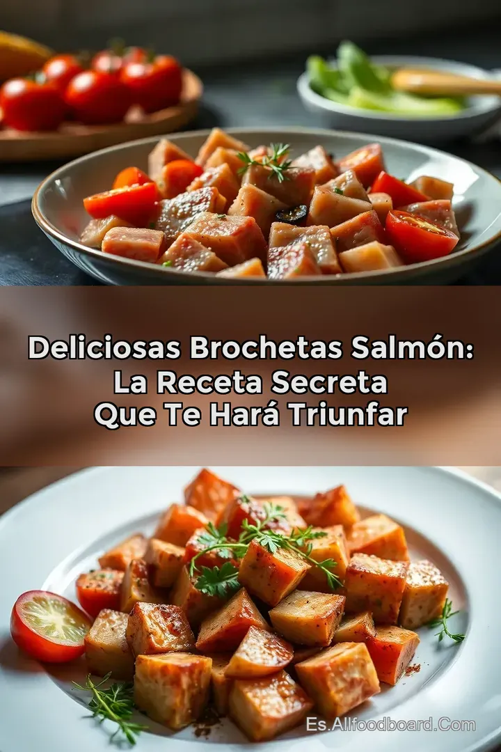 Deliciosas Brochetas Salm&oacute;n: La Receta Secreta que te Har&aacute; Triunfar