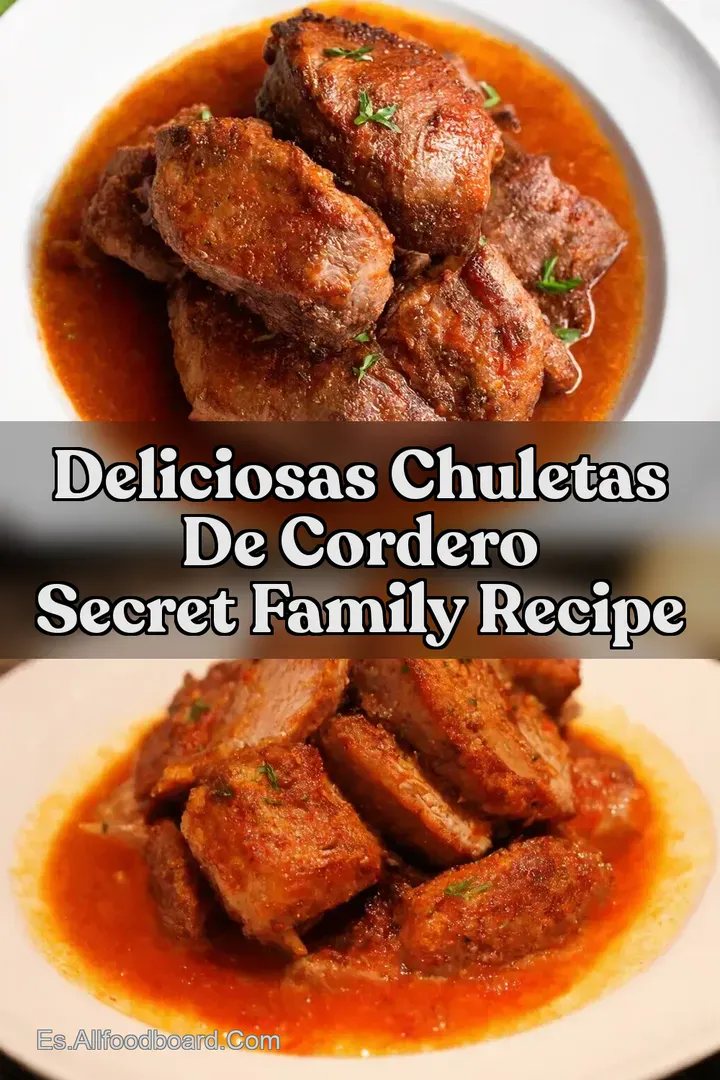 Deliciosas Chuletas de Cordero Secret Family Recipe