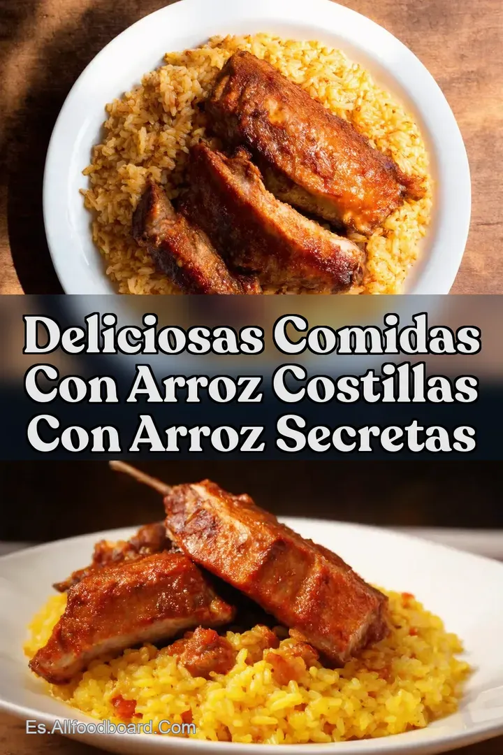 Deliciosas Comidas Con Arroz Costillas con Arroz Secretas