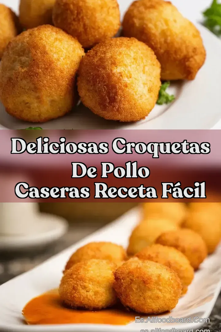 Deliciosas Croquetas de Pollo Caseras Receta F&aacute;cil