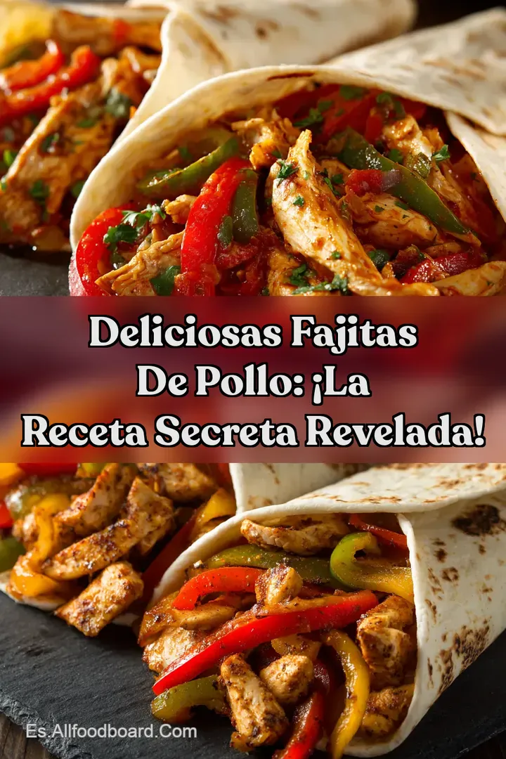 Deliciosas Fajitas de Pollo: &iexcl;La Receta Secreta Revelada!