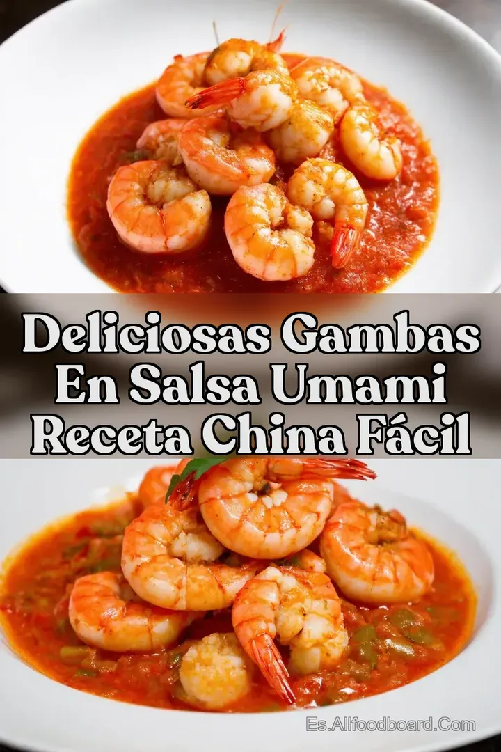 Deliciosas Gambas en Salsa Umami Receta China F&aacute;cil