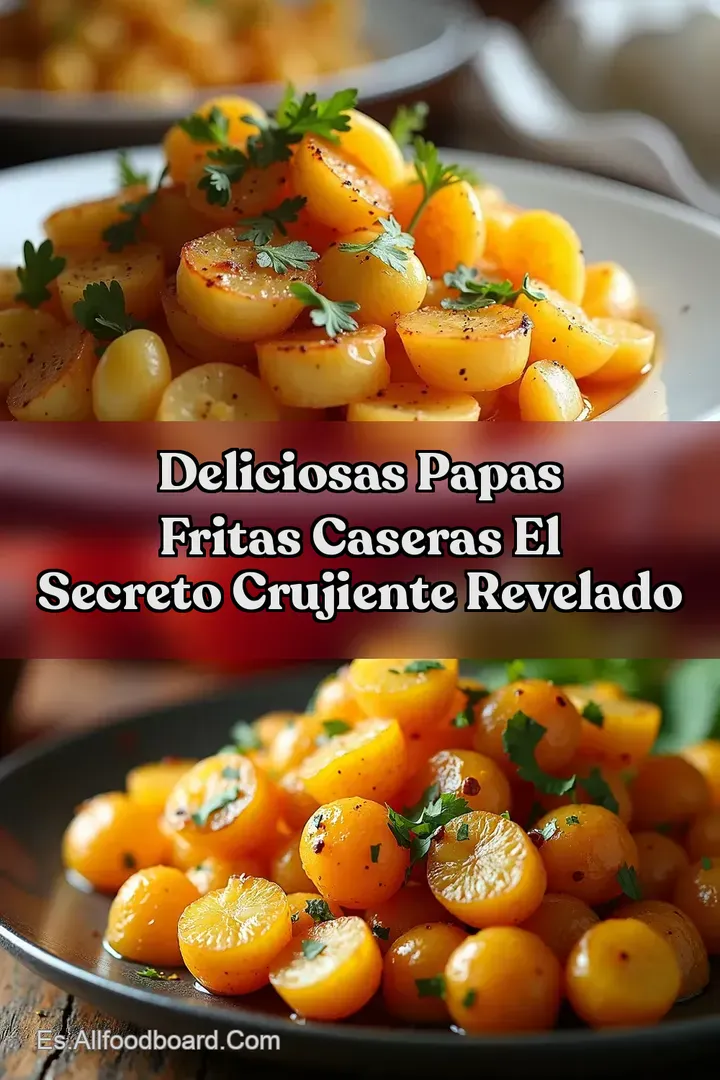 Deliciosas Papas Fritas Caseras El Secreto Crujiente Revelado