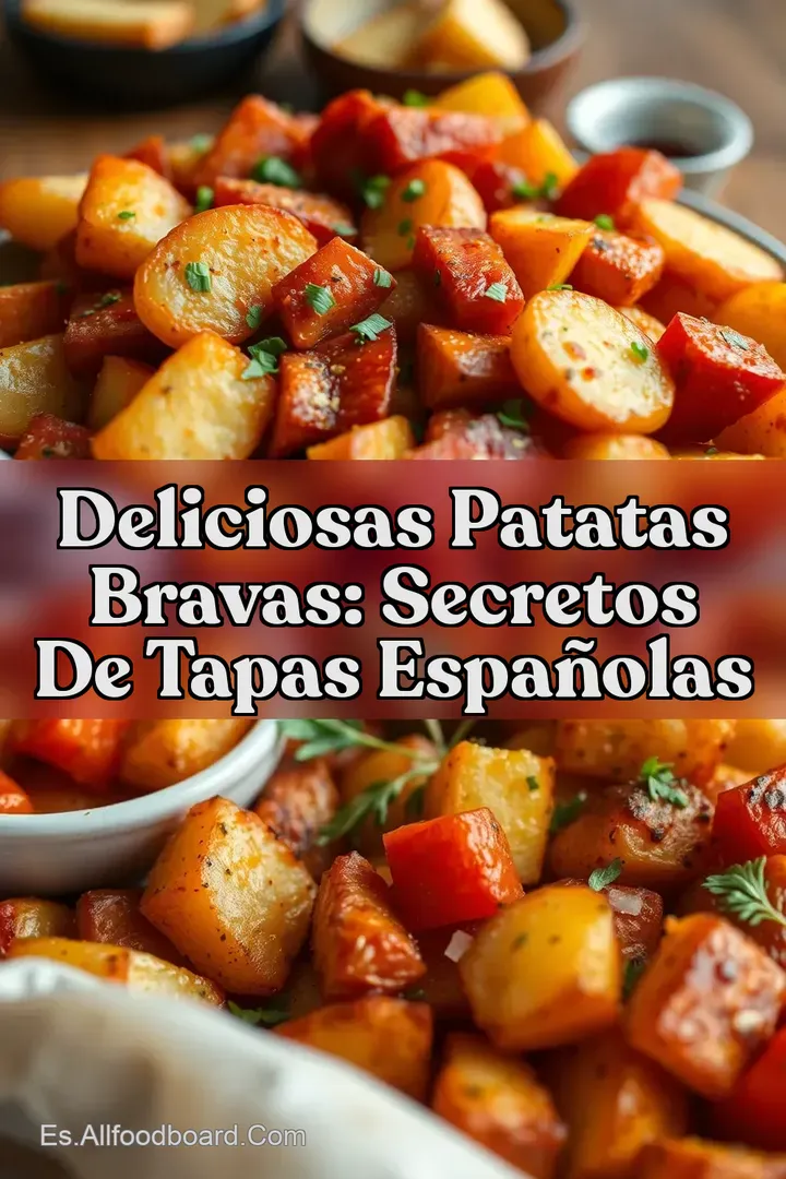 Deliciosas Patatas Bravas: Secretos de Tapas Espa&ntilde;olas