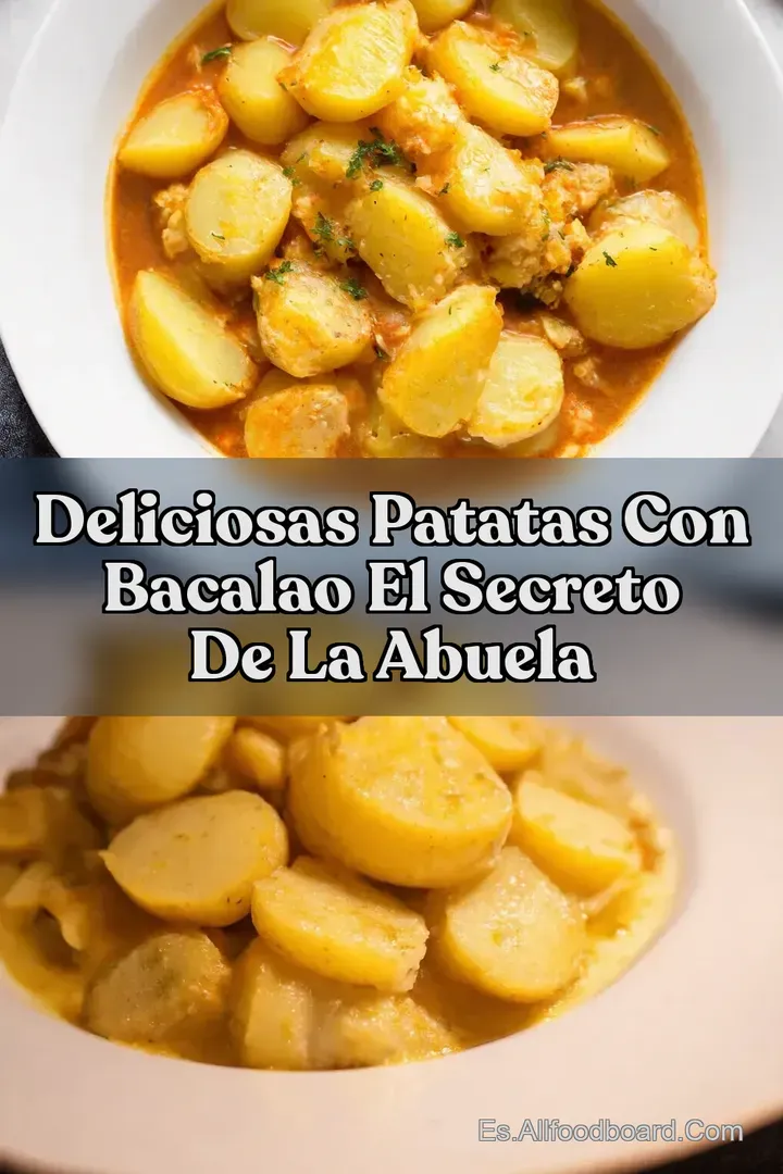 Deliciosas Patatas con Bacalao El Secreto de la Abuela