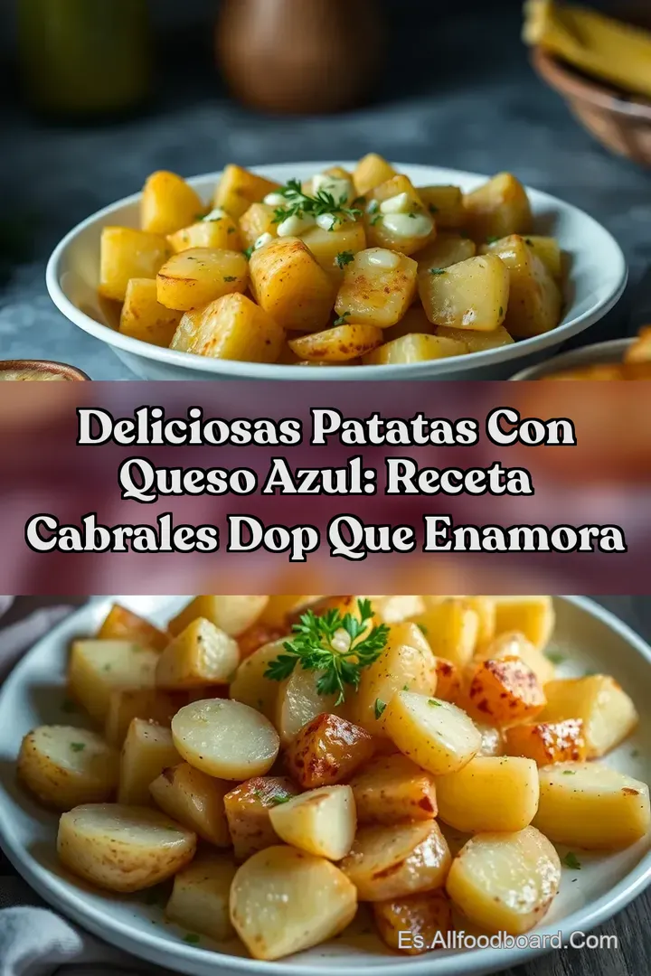 Deliciosas Patatas con Queso Azul: Receta Cabrales DOP que Enamora