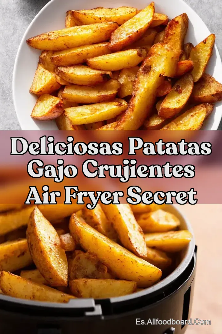 Deliciosas Patatas Gajo Crujientes Air Fryer Secret