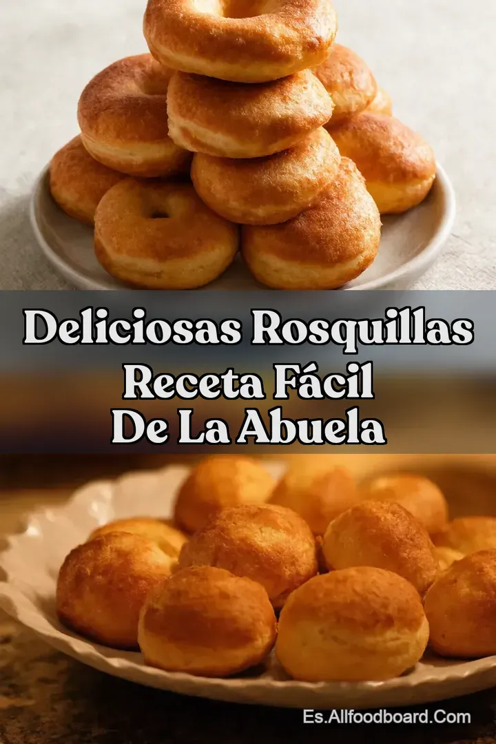 Deliciosas Rosquillas Receta F&aacute;cil de la Abuela