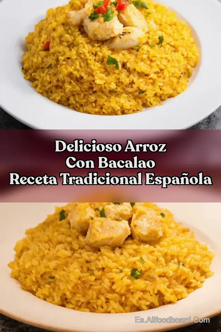 Delicioso Arroz Con Bacalao Receta Tradicional Espa&ntilde;ola