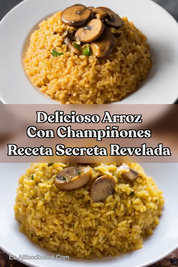 Delicioso Arroz con Champi&ntilde;ones Receta Secreta Revelada