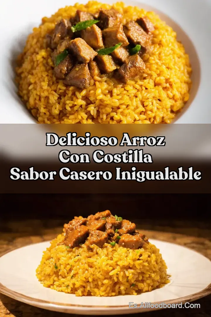 Delicioso Arroz con Costilla Sabor Casero Inigualable