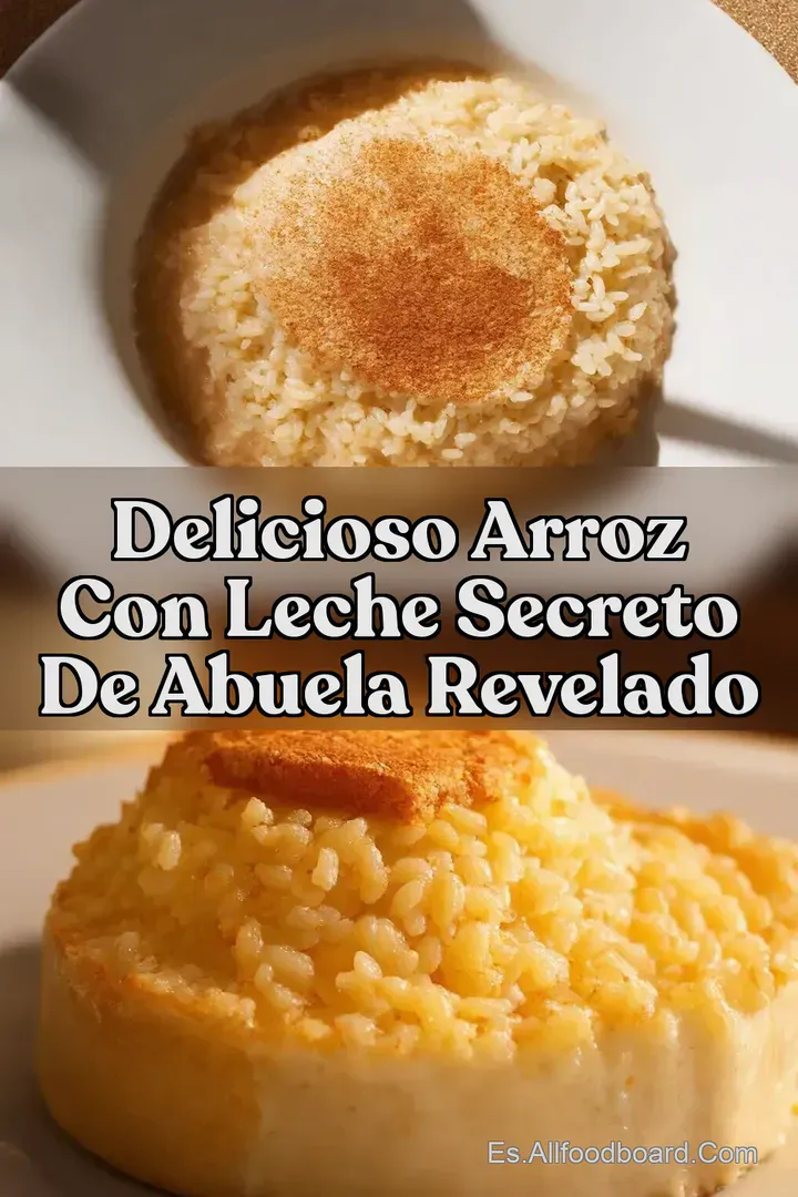 Delicioso Arroz con Leche Secreto de Abuela Revelado