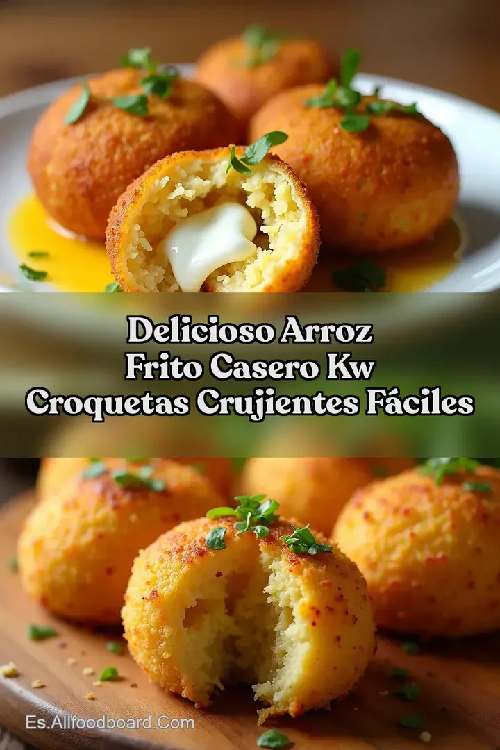 Delicioso Arroz Frito Casero kw Croquetas Crujientes F&aacute;ciles