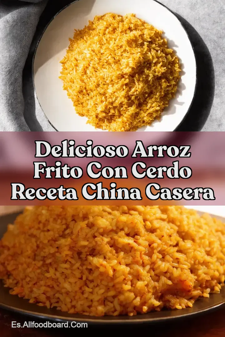 Delicioso Arroz Frito con Cerdo Receta China Casera