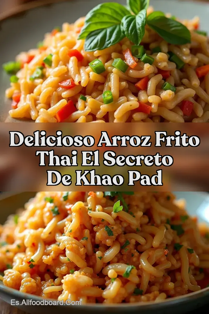 Delicioso Arroz Frito Thai El Secreto de Khao Pad