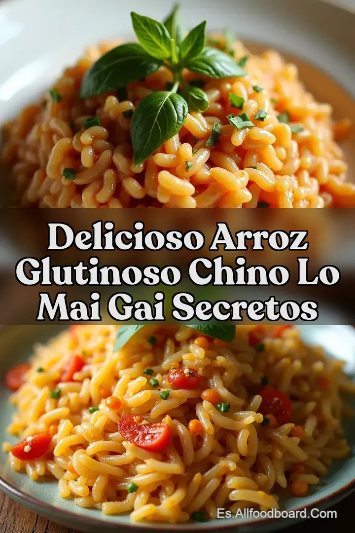 Delicioso Arroz Glutinoso Chino Lo Mai Gai Secretos