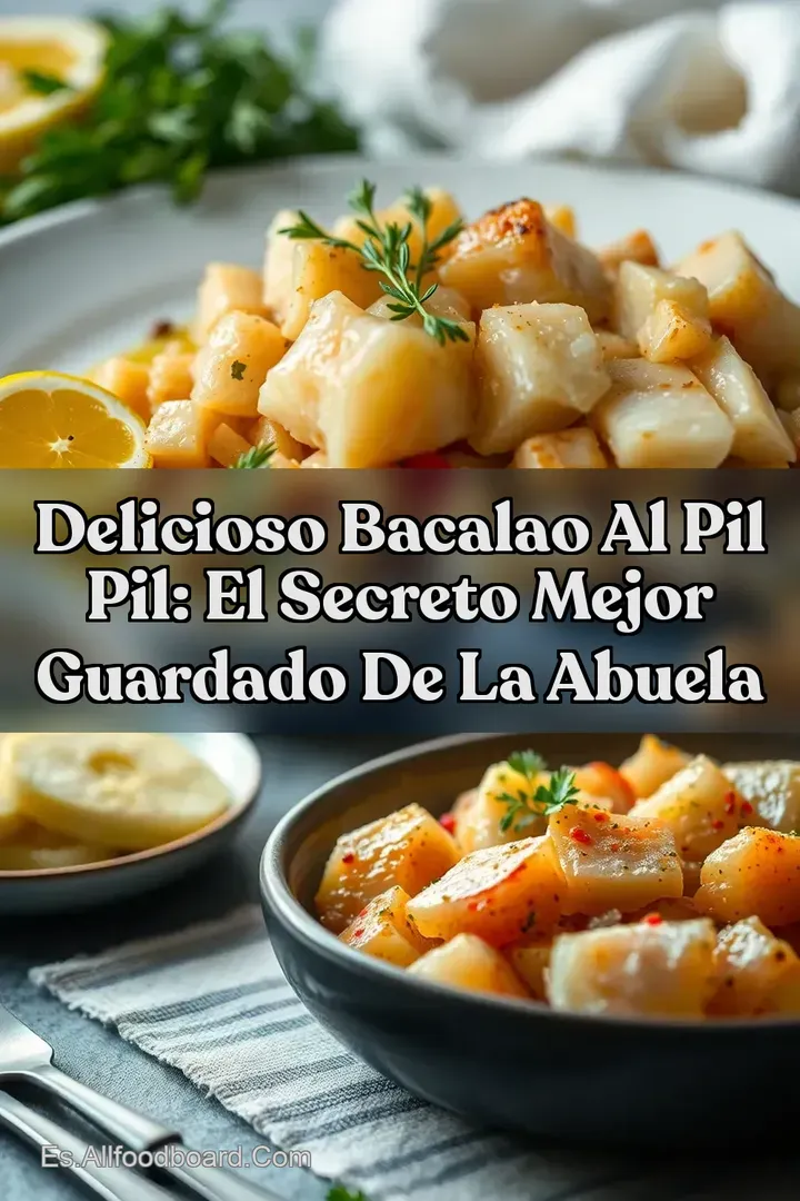 Delicioso Bacalao al Pil Pil: El Secreto Mejor Guardado de la Abuela