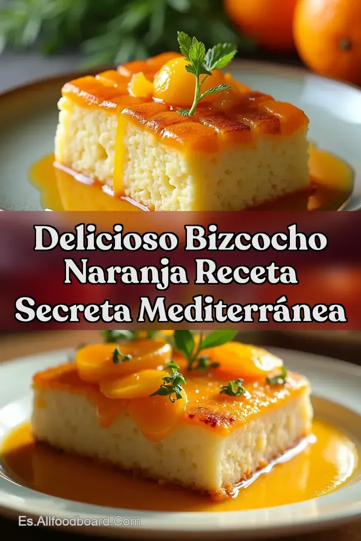 Delicioso Bizcocho Naranja Receta Secreta Mediterr&aacute;nea