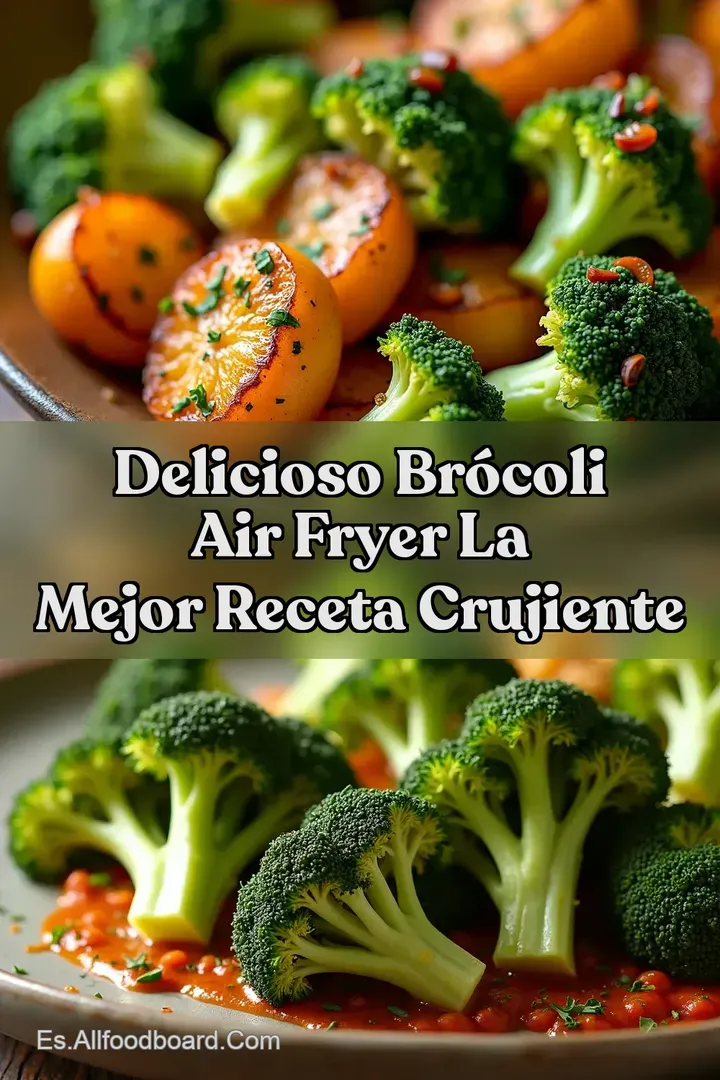 Delicioso Br&oacute;coli Air Fryer La MEJOR Receta Crujiente