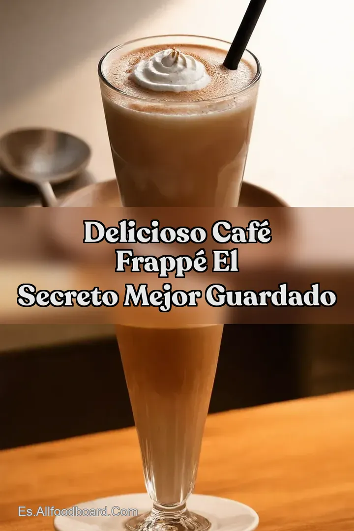 Delicioso Caf&eacute; Frapp&eacute; El Secreto Mejor Guardado
