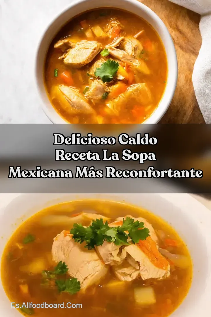 Delicioso Caldo Receta La Sopa Mexicana M&aacute;s Reconfortante