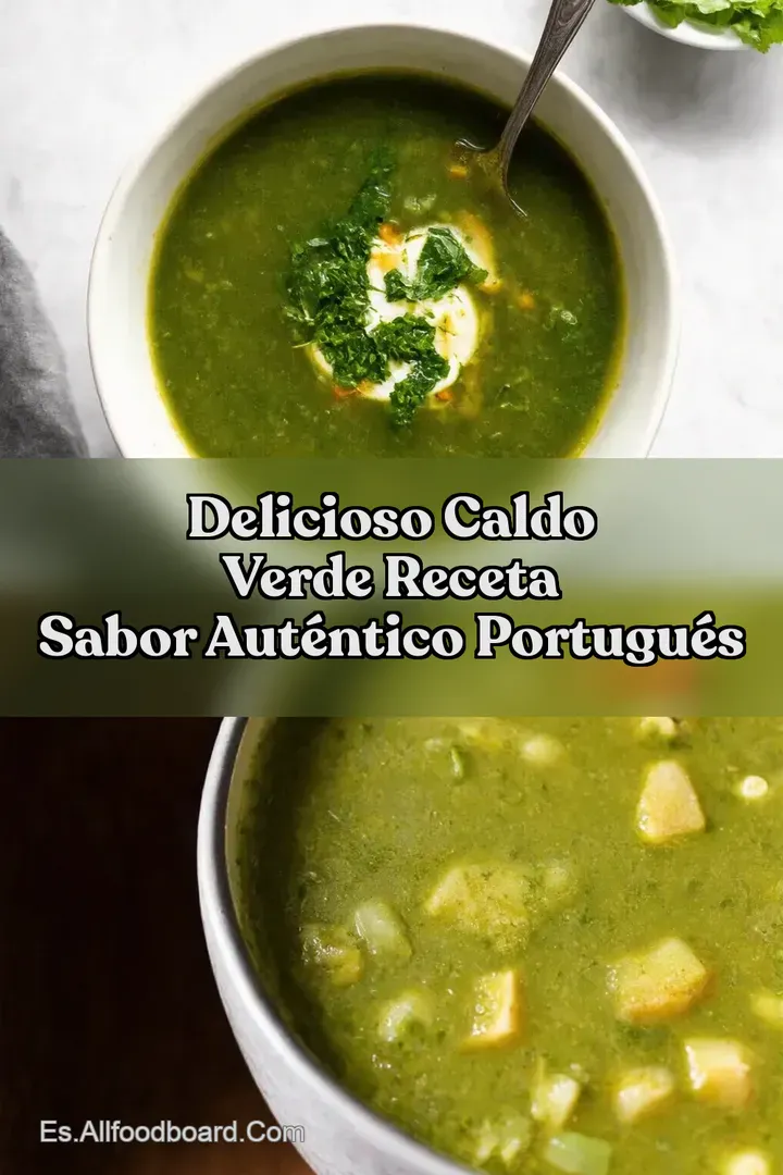 Delicioso Caldo Verde Receta Sabor Aut&eacute;ntico Portugu&eacute;s