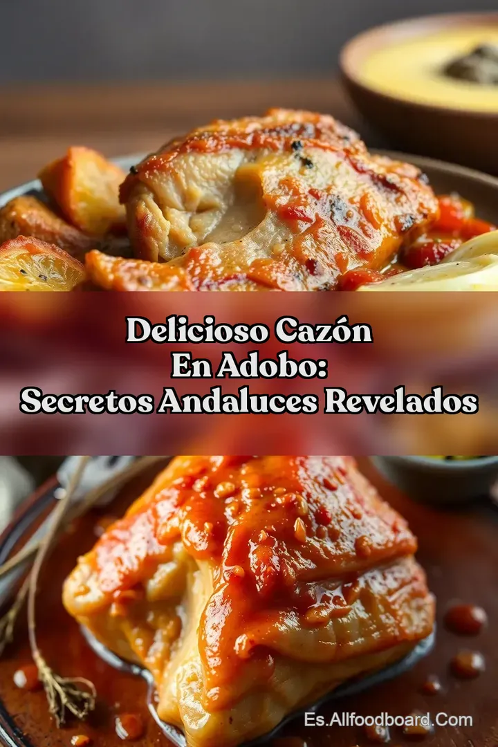 Delicioso Caz&oacute;n en Adobo: Secretos Andaluces Revelados