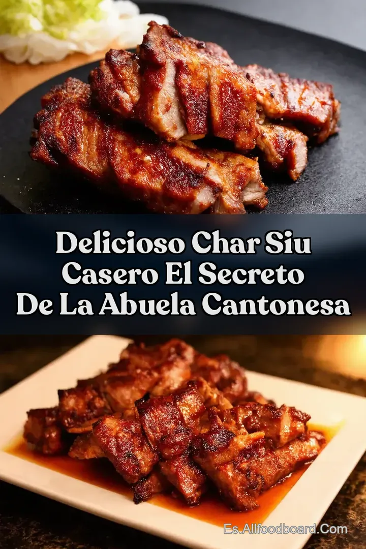 Delicioso Char Siu Casero El Secreto de la Abuela Cantonesa