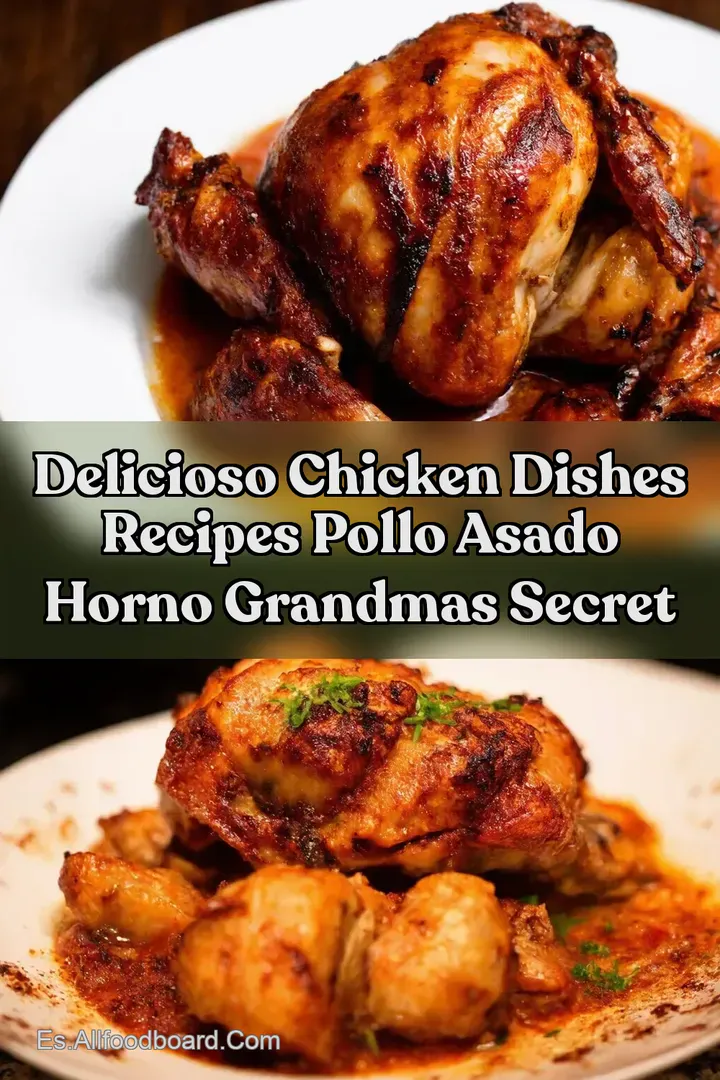 Delicioso Chicken Dishes Recipes Pollo Asado Horno Grandmas Secret