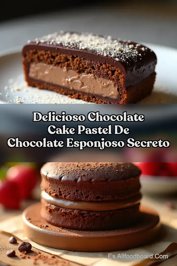 Delicioso Chocolate Cake Pastel De Chocolate Esponjoso Secreto