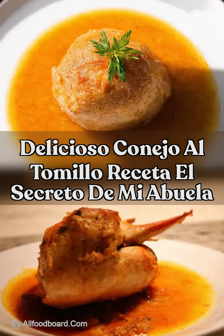 Delicioso Conejo al Tomillo receta El Secreto de mi Abuela