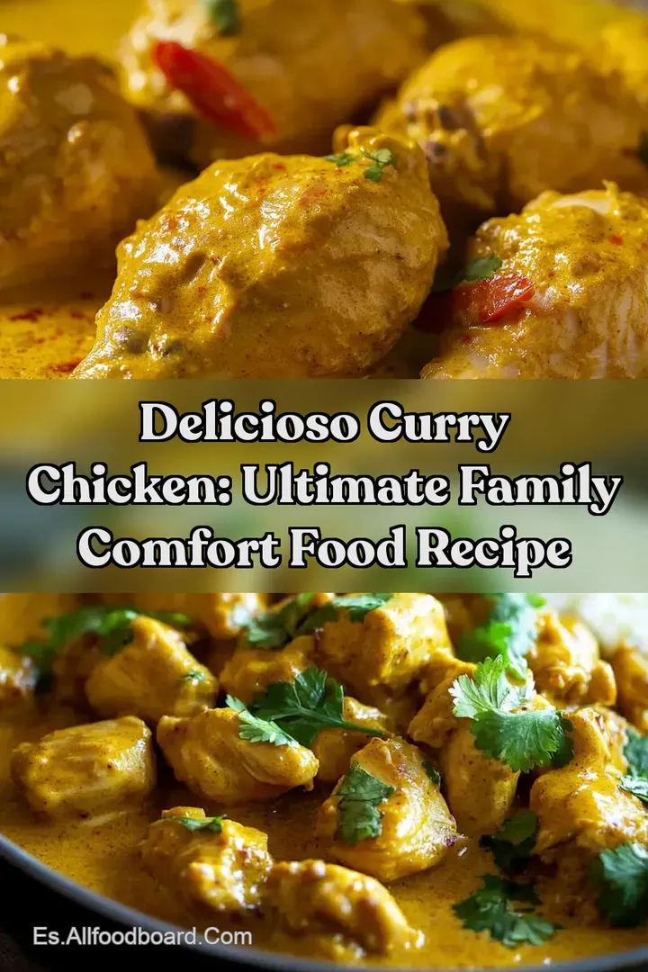 Delicioso Curry Chicken: Ultimate Family Comfort Food Recipe