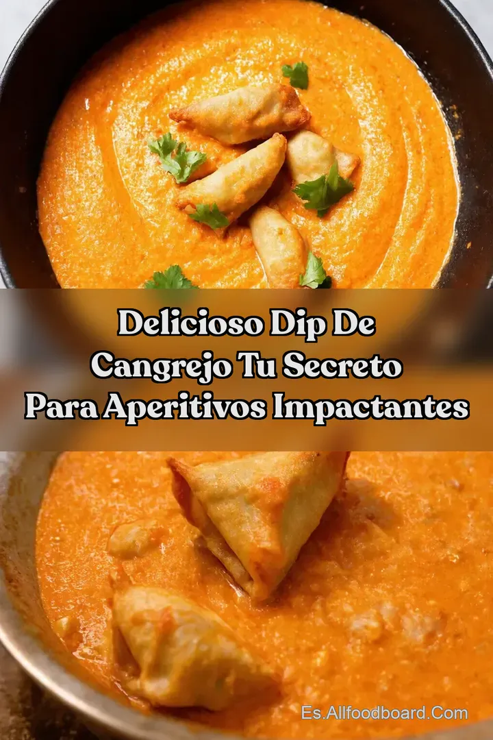 Delicioso Dip de Cangrejo Tu Secreto Para Aperitivos Impactantes