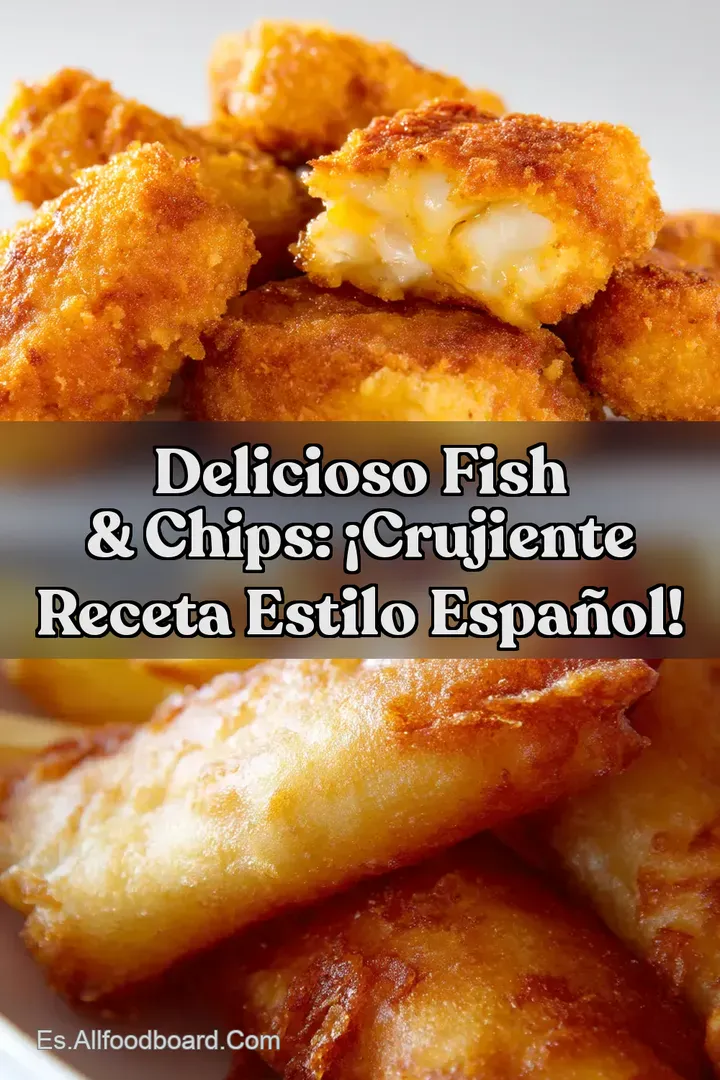 Delicioso Fish & Chips: &iexcl;Crujiente Receta Estilo Espa&ntilde;ol!