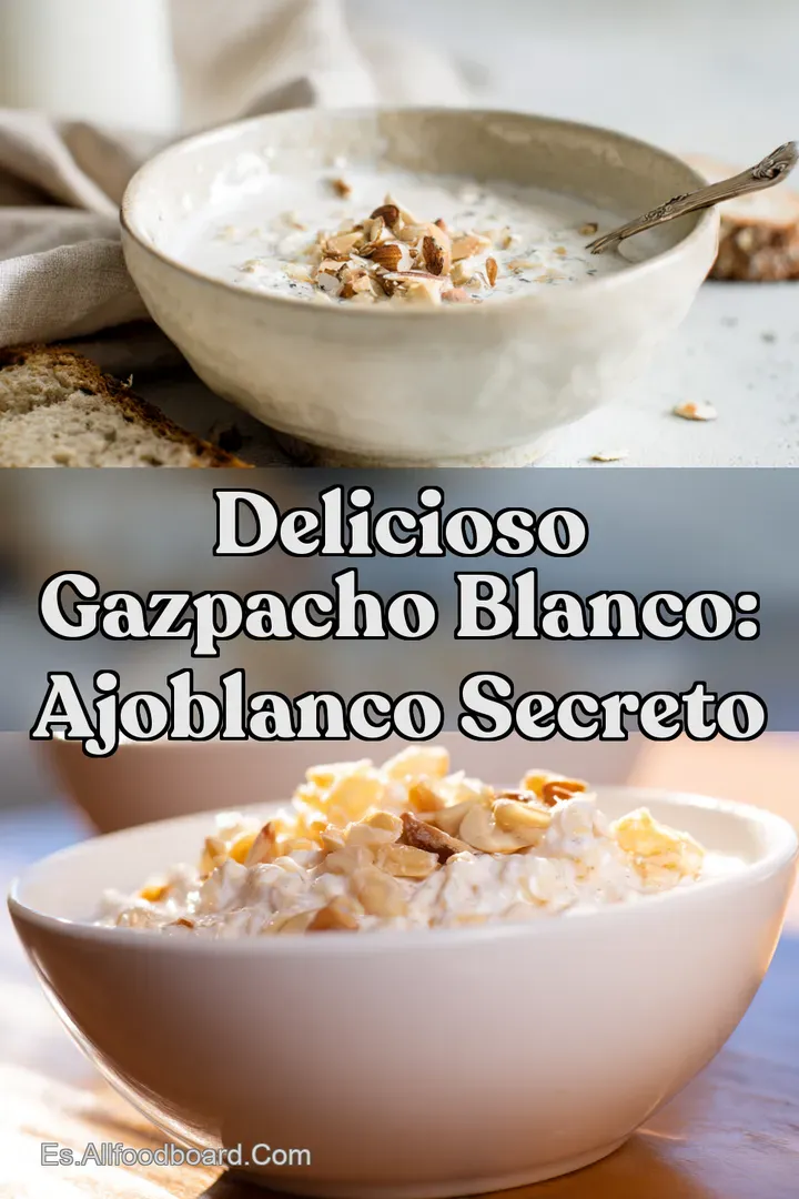 Delicioso Gazpacho Blanco: Ajoblanco Secreto