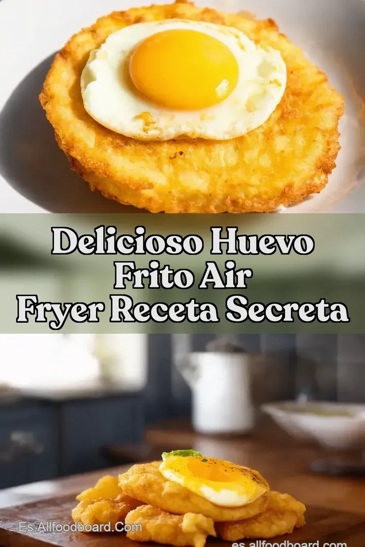 Delicioso Huevo Frito Air Fryer Receta Secreta
