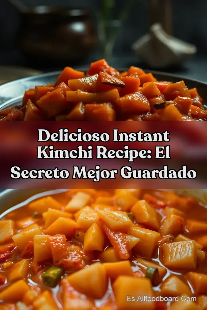 Delicioso Instant Kimchi Recipe: El Secreto Mejor Guardado