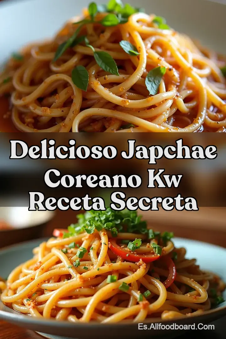 Delicioso Japchae Coreano kw Receta Secreta