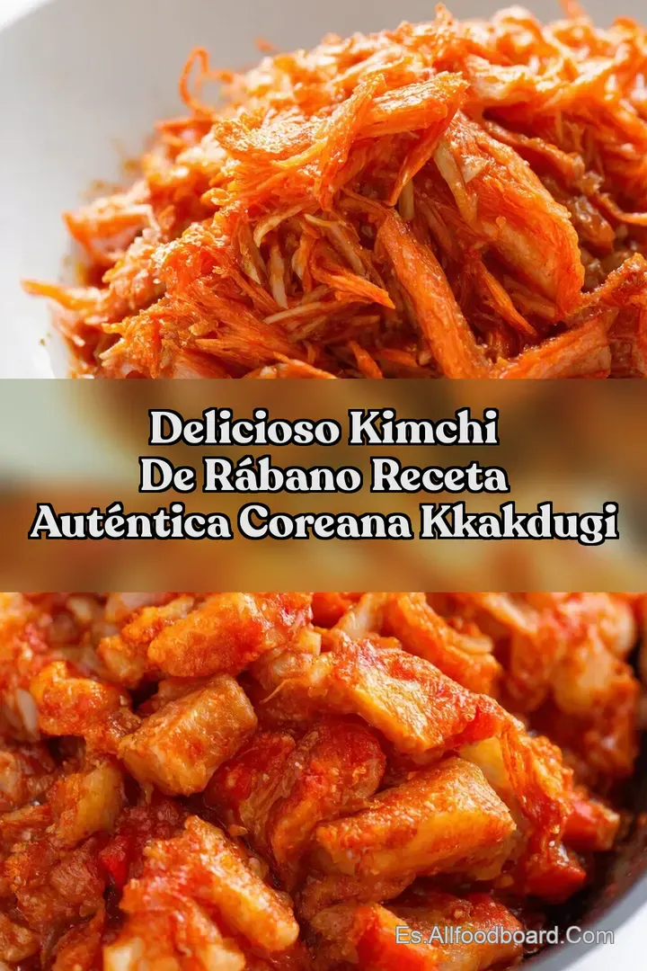 Delicioso Kimchi de R&aacute;bano Receta Aut&eacute;ntica Coreana Kkakdugi