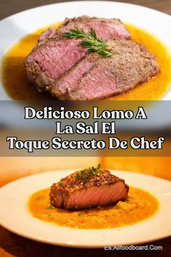 Delicioso Lomo a la Sal El Toque Secreto de Chef