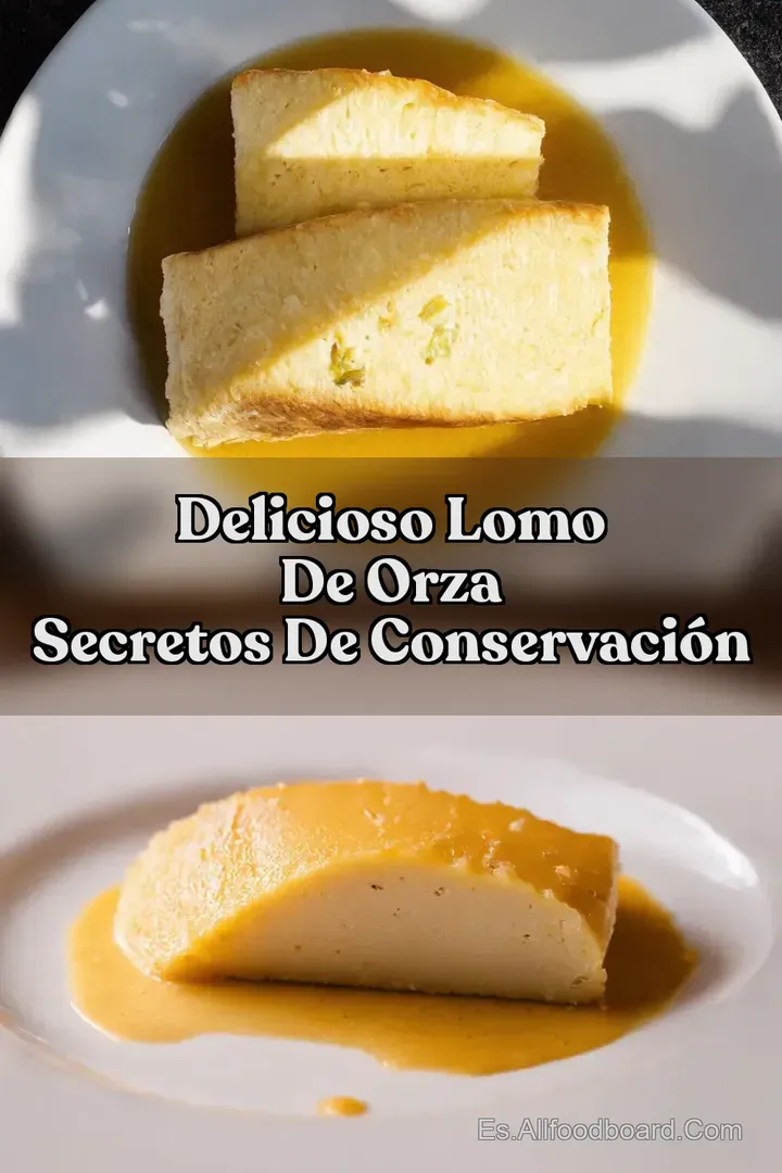 Delicioso Lomo de Orza Secretos de Conservaci&oacute;n