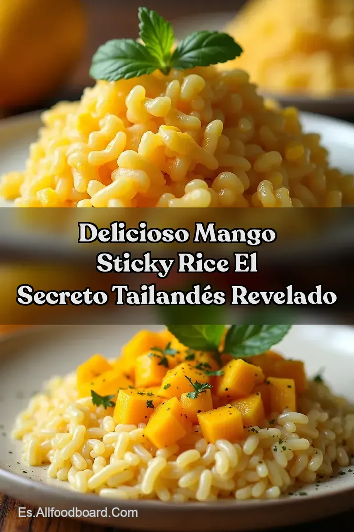 Delicioso Mango Sticky Rice El Secreto Tailand&eacute;s Revelado