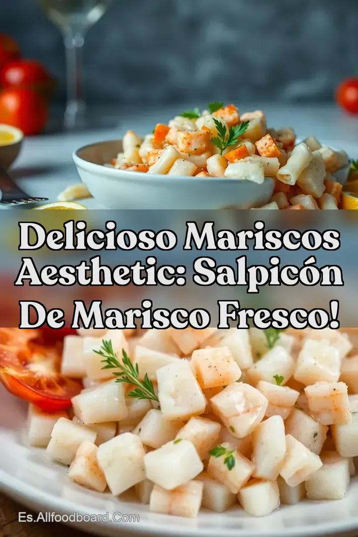 Delicioso Mariscos Aesthetic: Salpic&oacute;n de Marisco Fresco!