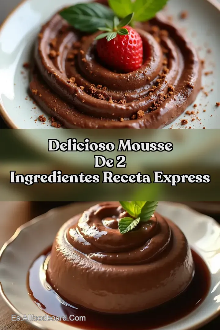 Delicioso Mousse De 2 Ingredientes Receta Express