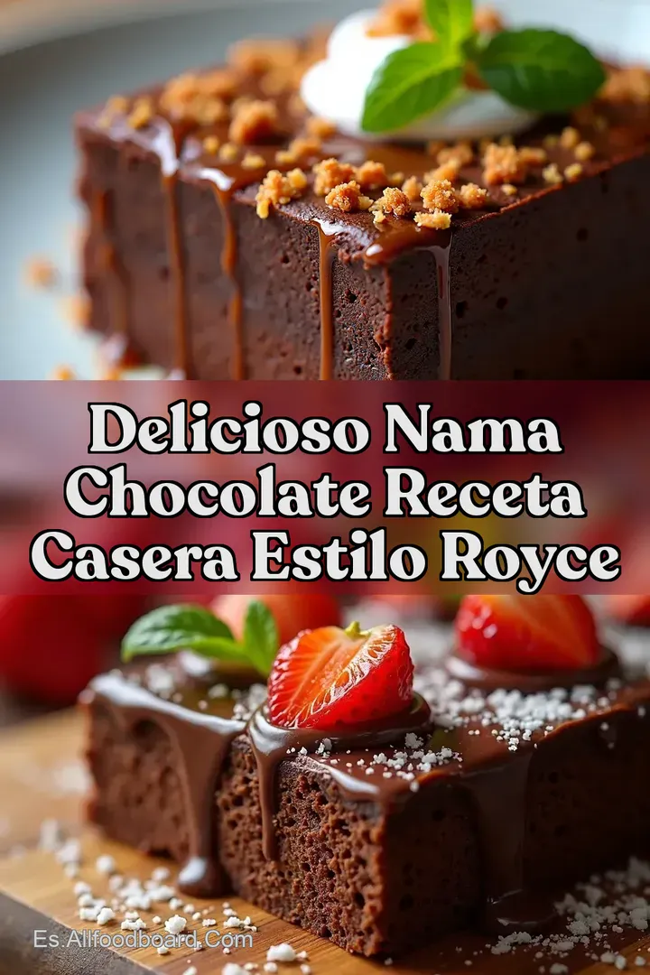 Delicioso Nama Chocolate Receta Casera Estilo Royce