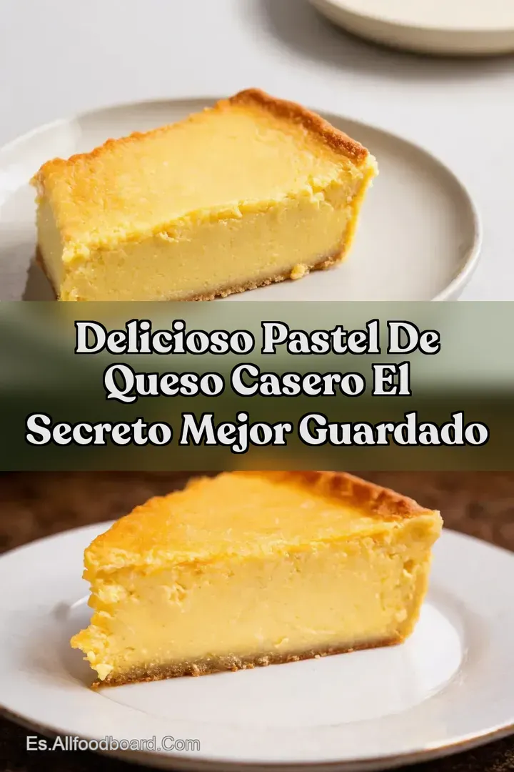 Delicioso Pastel de Queso Casero El Secreto Mejor Guardado