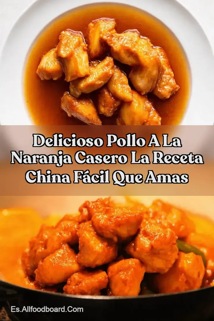 Delicioso Pollo a la Naranja Casero La Receta China F&aacute;cil Que Amas